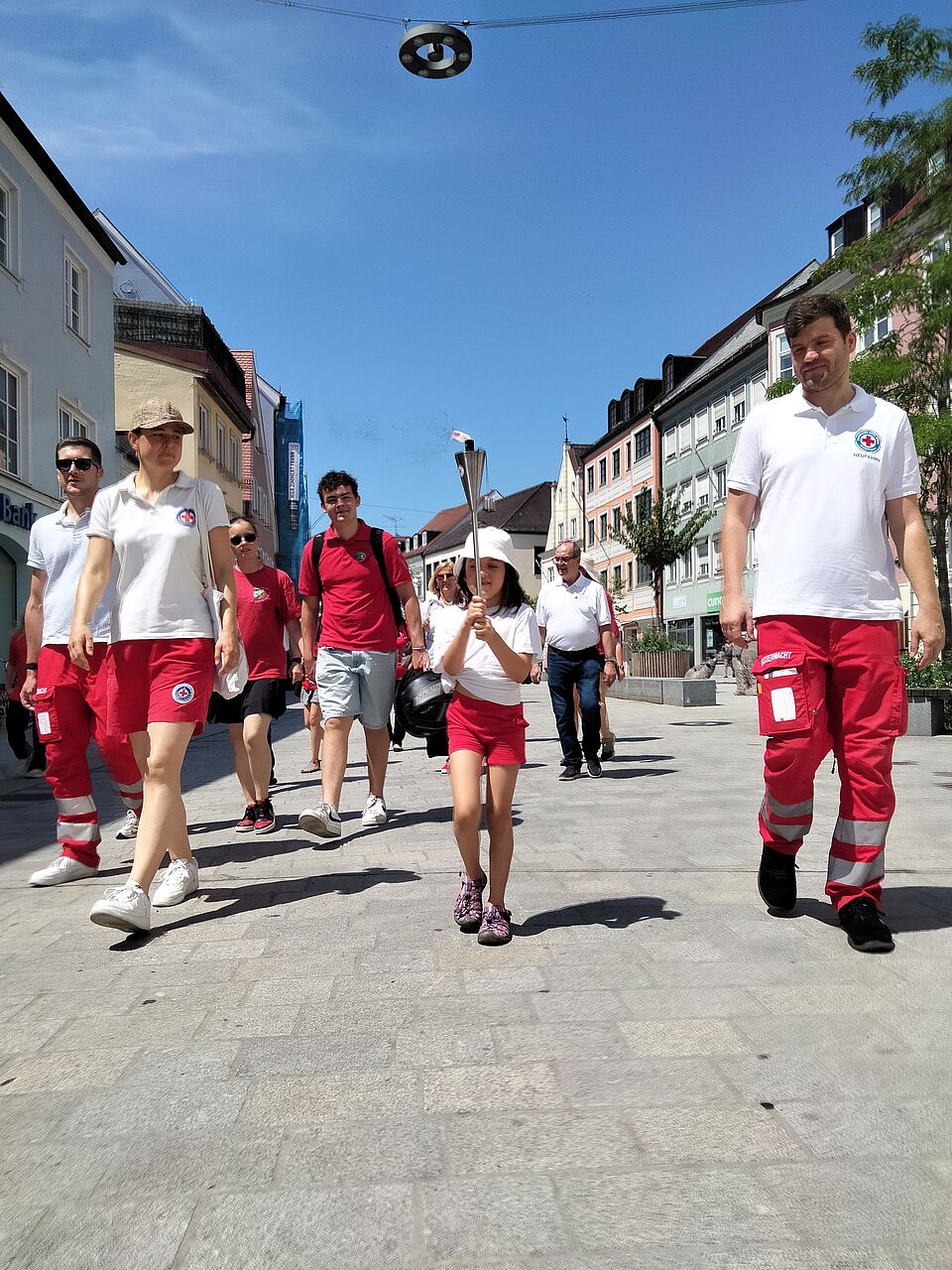 Fackellauf Fiaccolata Freising BRK